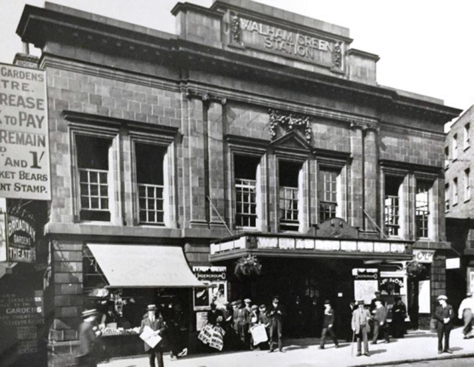 The original ticket hall in Fulham, where the Market Hall will open