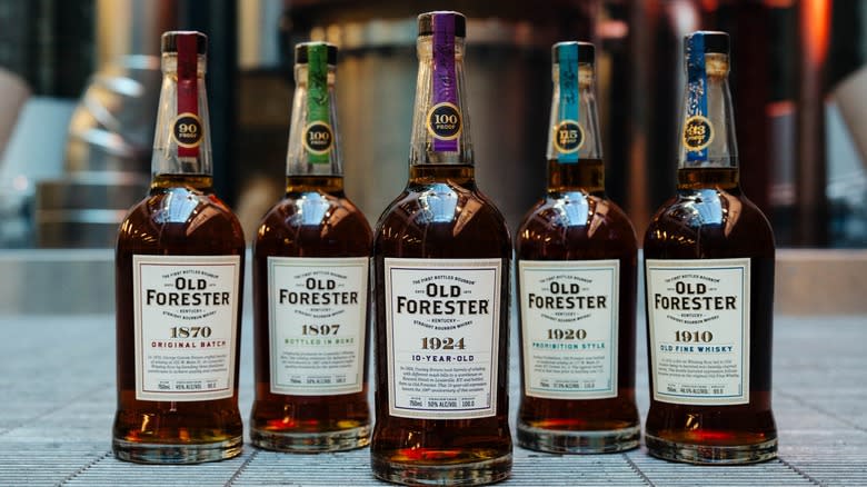 Bottled of Old Forester