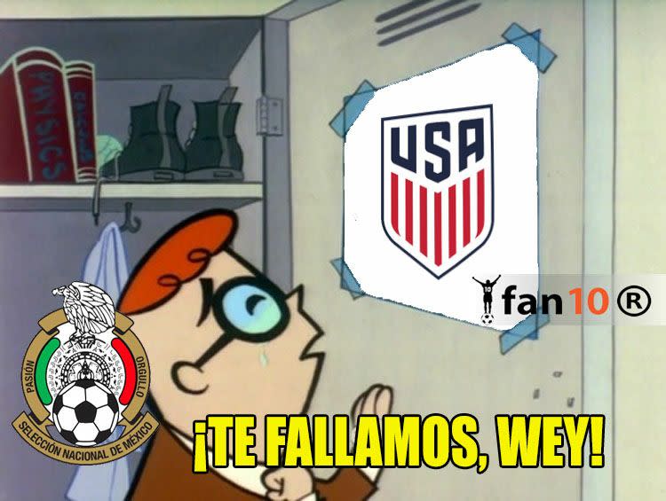 Los memes del Estados Unidos no va al Mundial