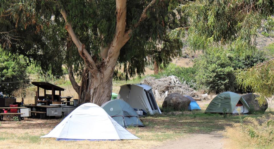 Camping is available on Santa Cruz Island.