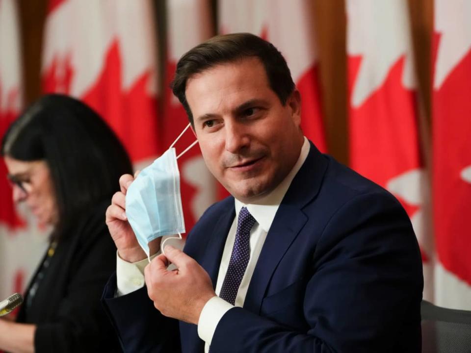 Canada's Minister of Public Safety Marco Mendicino announced on Friday that unvaccinated professional and amateur athletes would no longer be able to enter the country as of January 15. (Sean Kilpatrick/The Canadian Press - image credit)