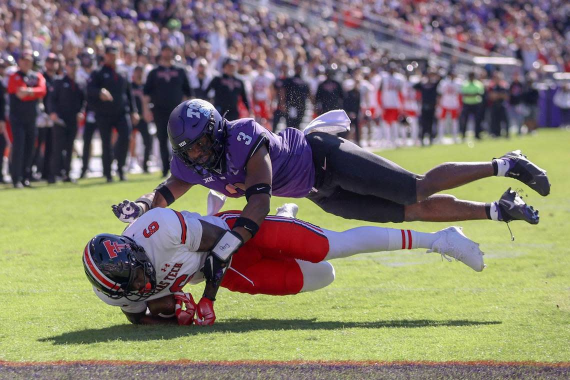 TCU and safety Mark Perry improved to 9-0 with a win over Texas Tech on Saturday at Amon G. Carter Stadium.