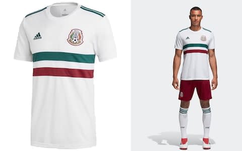 Mexico 2018 World Cup away kit - Credit: Adidas