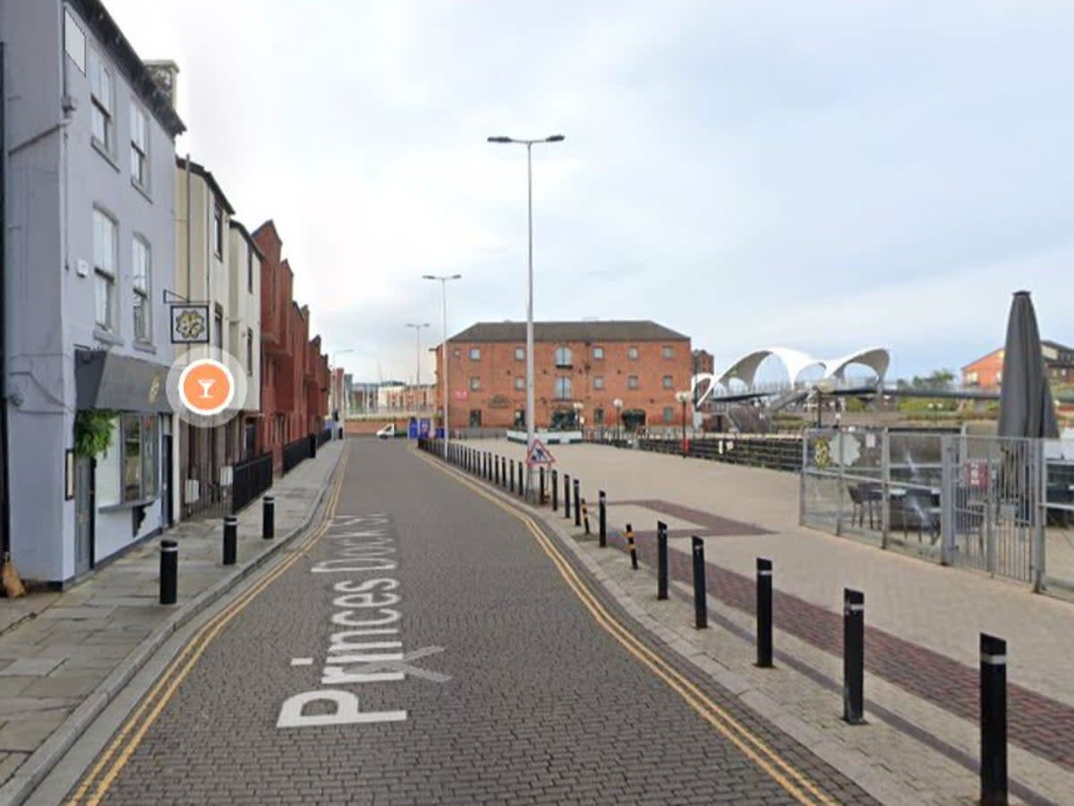 Princes Dock Street in Hull   (Google Maps)