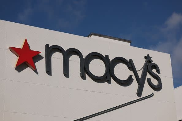 2022 MIAMI, FLORIDA - NOVEMBER 30: The exterior of a Macy's store photographed on November 30, 2022 in Miami, Florida. (Photo by Jeremy Moeller/Getty Images)