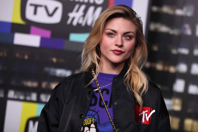 Frances Bean Cobain, the daughter of musicians Kurt Cobain and Courtney Love, in 2018. 