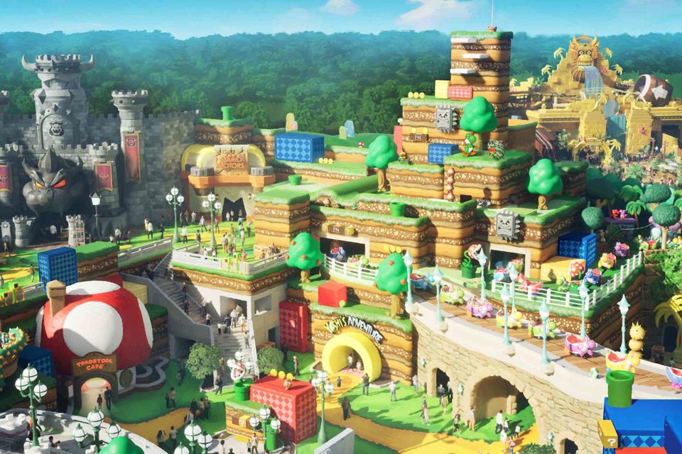 <p>Universal</p> Super Nintendo World Orlando, set to open in 2025