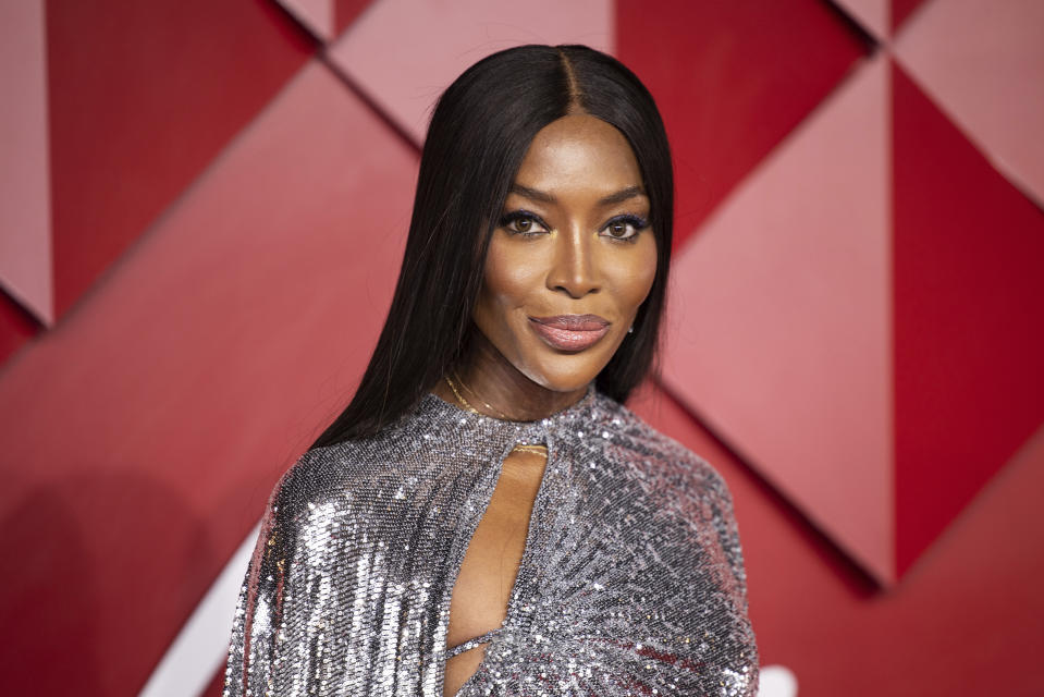 ARCHIVO - Naomi Campbell en los Premios Británicos de MOda en Londres el 5 de diciembre de 2022. Campbell anunció el nacimiento de su segundo bebé el jueves 29 de junio de 2023 en Instagram. (Foto Vianney Le Caer/Invision/AP, archivo)