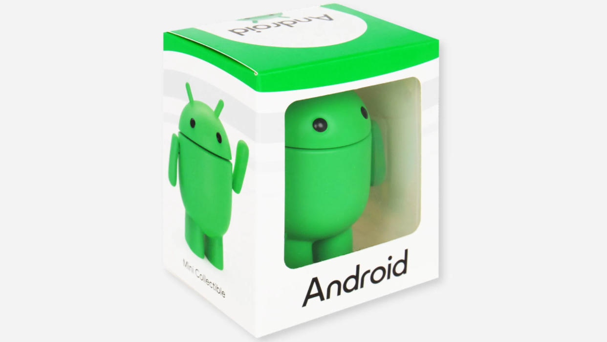  The Android bot collectible. 