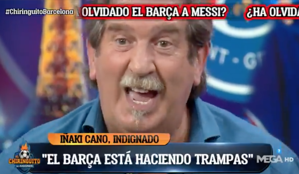 Iñaki Cano se enfadó cuando se insinuó que Haaland podía fichar por el Barcelona.