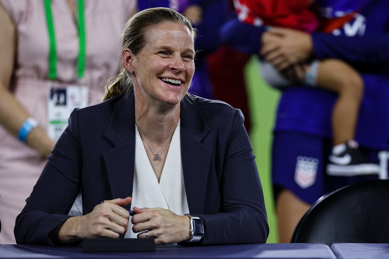 US Soccer Federation President Cindy Parlow Cone