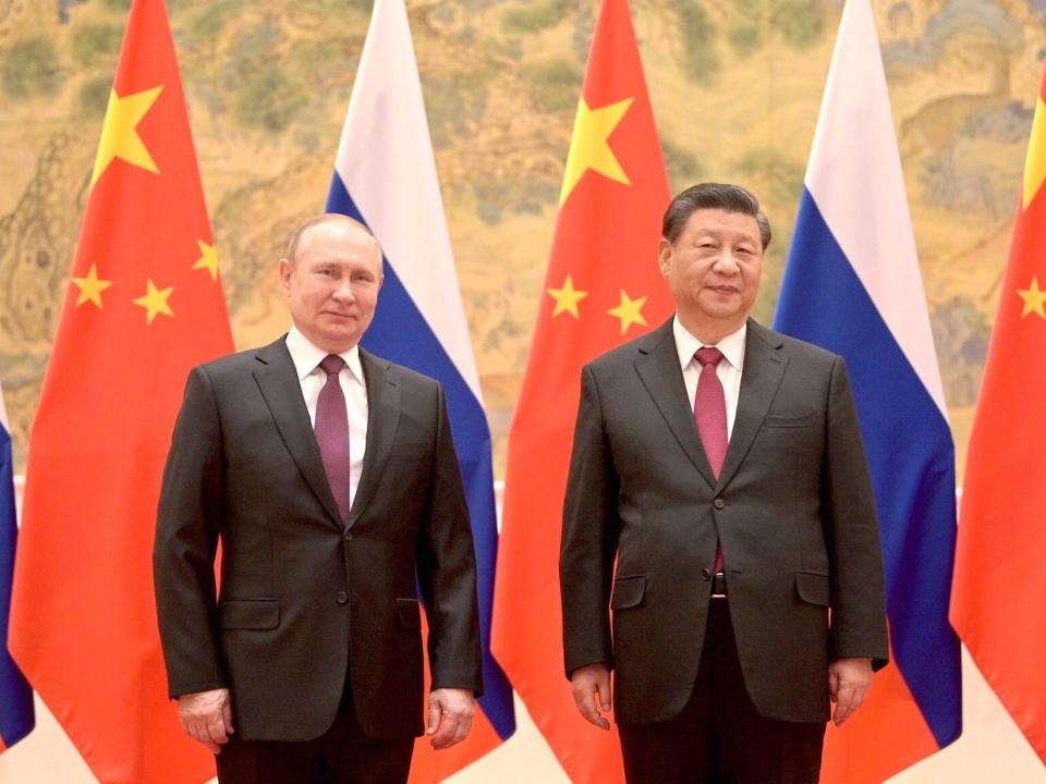 Vladimir Putin and Xi Jinping