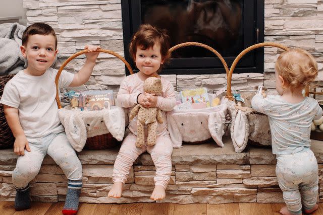<p>Tori Roloff/Instagram</p> Jackson, Lilah and Josiah Roloff celebrate Easter