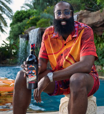 Accolade Wines James Harden with his J-Harden wine