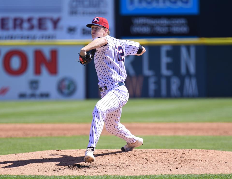Trystan Vrieling was named Eastern League Pitcher of the Week for games played April 15-21.