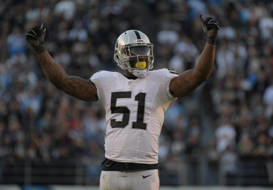 Raiders OLB Bruce Irvin