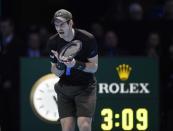 Britain Tennis - Barclays ATP World Tour Finals - O2 Arena, London - 19/11/16 Great Britain's Andy Murray looks dejected during his semi final match against Canada's Milos Raonic Action Images via Reuters / Tony O'Brien Livepic