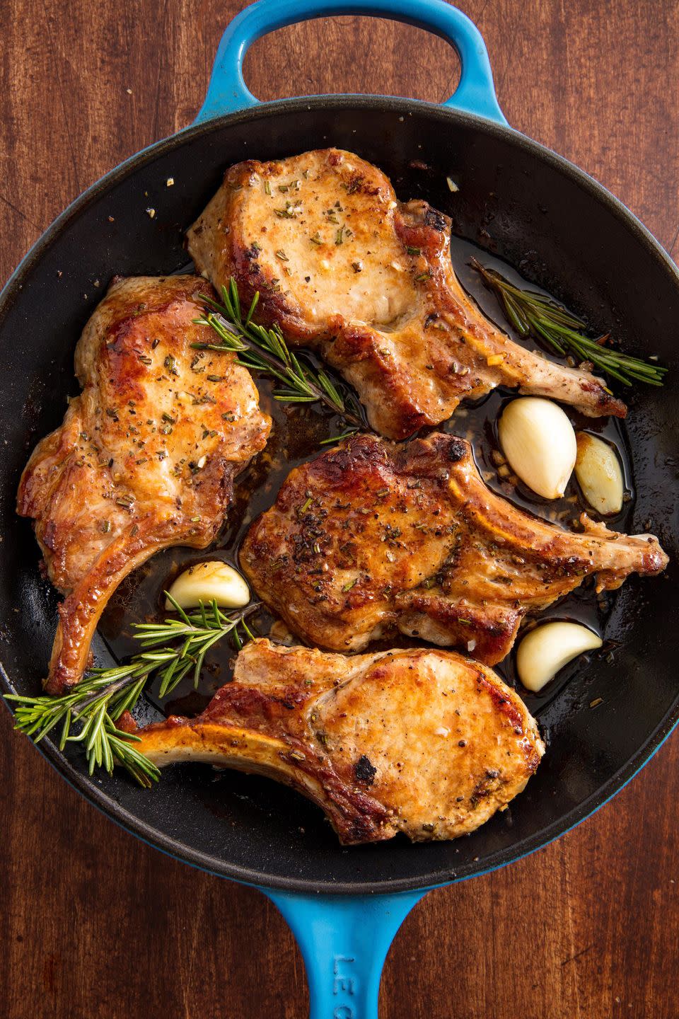 Garlic Rosemary Pork Chops