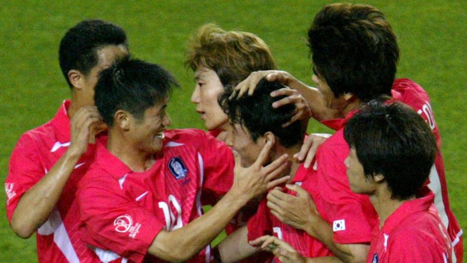 South Korea at the 2002 World Cup Credit: PA Images