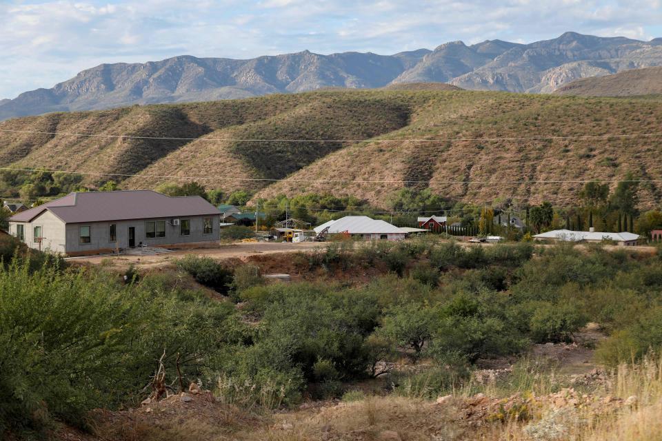View of La Mora or La Morita ranch in Bavispe, Sonora, Mexico, on Nov. 6, 2019, belonging to the Mexican-American LeBaron family. Mexican authorities said they believe a drug cartel called "La Linea" was responsible for the murder of three women and six children.