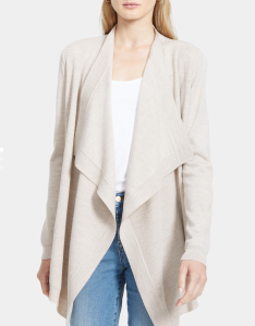 Draped Cardigan in Merino Wool