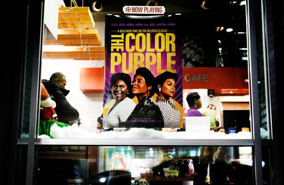 The Color Purple movie at the Robinson Film Center with a discussion lead by counselor Latoya Randall Friday evening, December 29, 2023.