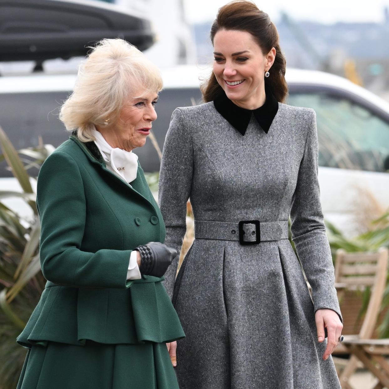  Queen Camilla and Princess Kate. 