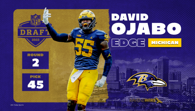 Ravens select EDGE David Ojabo with No. 45 pick in 2022 draft