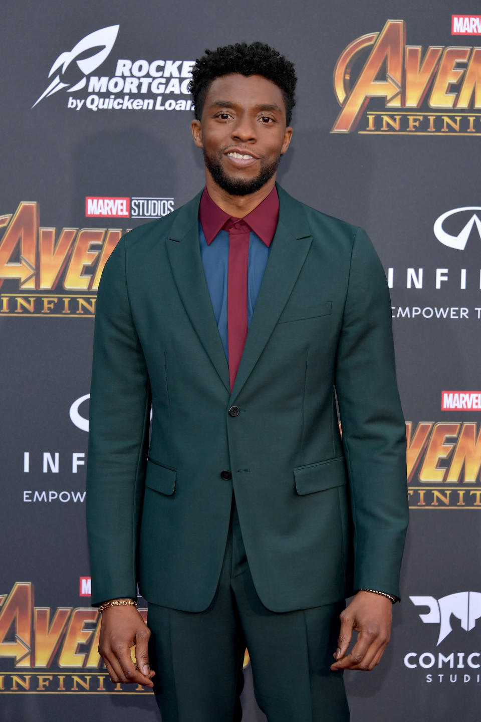 Chadwick Boseman attends the premiere of "Avengers: Infinity War." (Photo: Neilson Barnard via Getty Images)