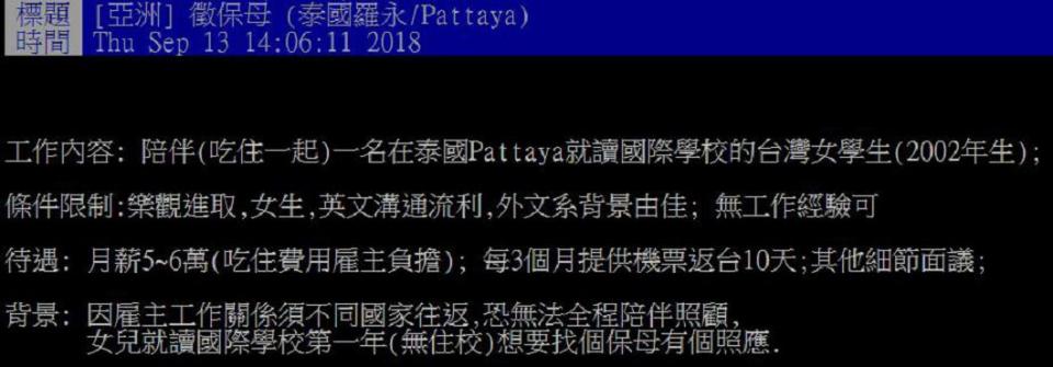 圖／翻攝自PTT論壇