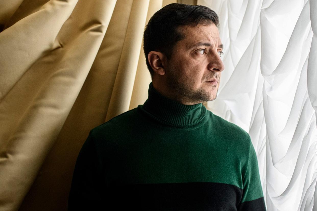 Volodymyr Zelensky, President of Ukraine,