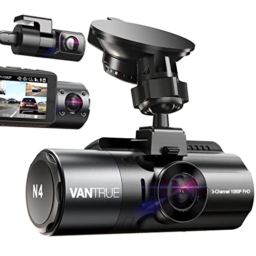 Vantrue 2.5K WiFi Mini Dash Cam with GPS and Speed, Voice Control