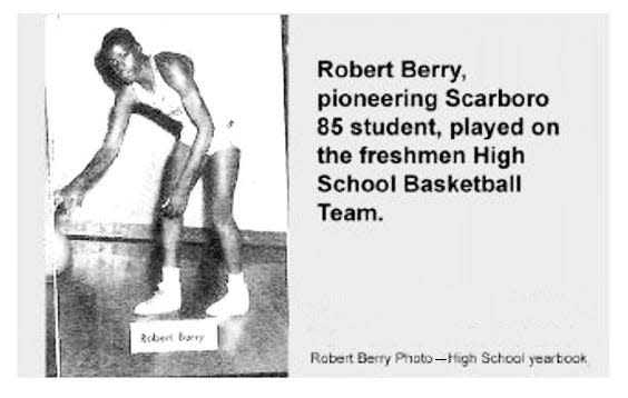 Robert Berry, the third student who helped break the racial barrier.