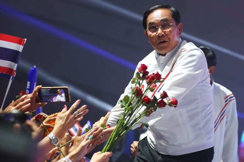 Key political parties in Thailand hold major rallies two days before election, in Bangkok