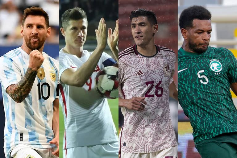 La Argentina, Polonia, México y Arabia Saudita, los cuatro integrantes del grupo C del Mundial Qatar 2022