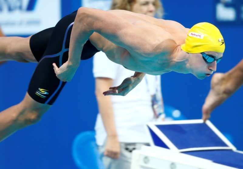 Australia's Cameron McEvoy is a gold-medal favorite in two events. (Reuters)
