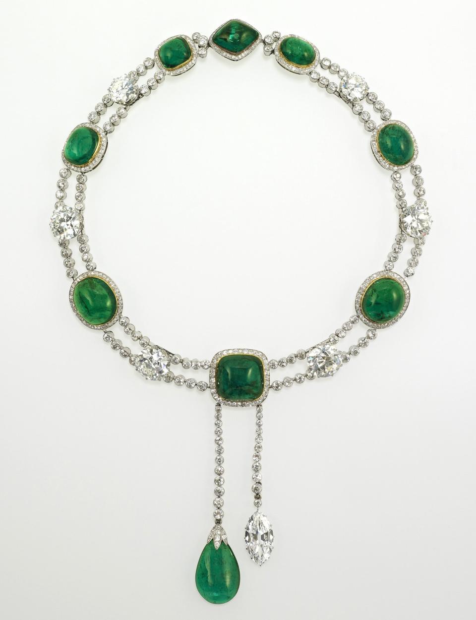 Her Majesty The Queen’s jewellery to feature in Platinum Jubilee displays at the Official Royal Residences - Garrards, Delhi Durbar Necklace, c.1911