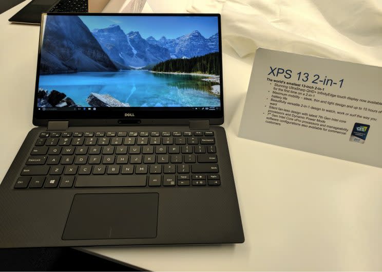 Dell XPS 13 2-in-1 in person