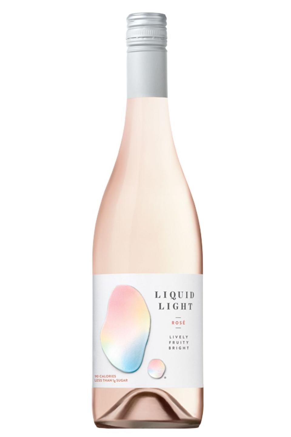 <p><a href="https://www.vivino.com/US-NY/en/liquid-light-rose/w/9442007" rel="nofollow noopener" target="_blank" data-ylk="slk:Shop Now;elm:context_link;itc:0;sec:content-canvas" class="link ">Shop Now</a></p><p>Liquid Light Rosé</p><p>vivino.com</p><p>$14.95</p>