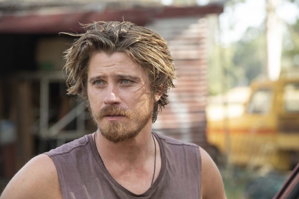 This image released by Samuel Goldwyn Films shows Garrett Hedlund in a scene from "Dirt Music." (Samuel Goldwyn Films via AP)