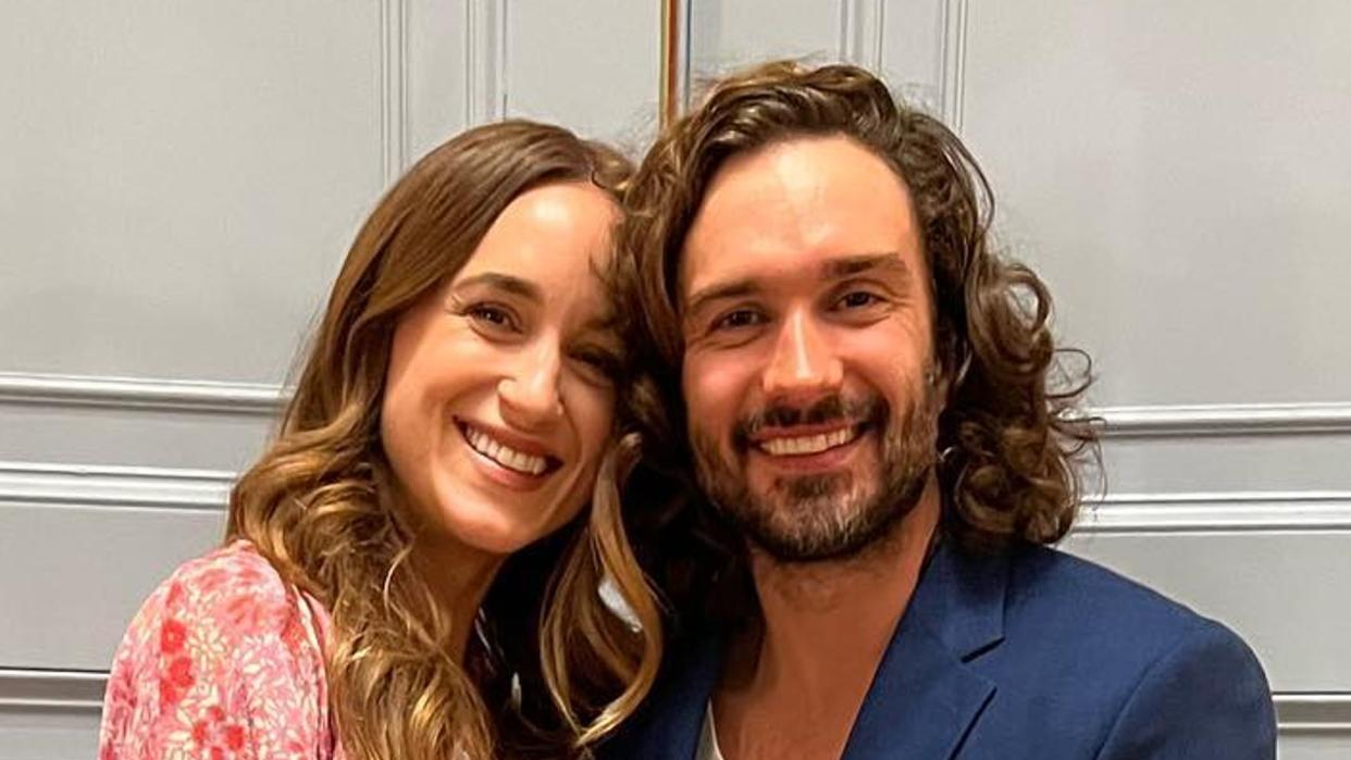 joe wicks with his wife Rosie