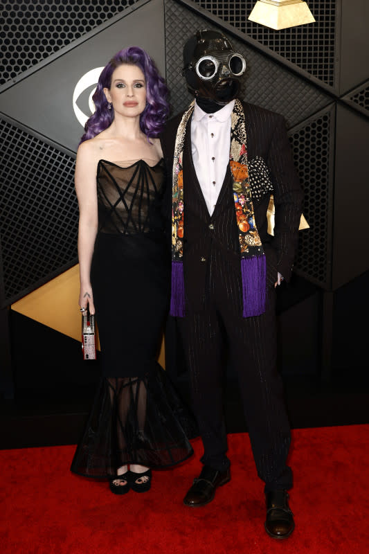 Kelly Osbourne and Sid Wilson of Slipknot attends the 66th GRAMMY Awards at Crypto.com Arena on February 04, 2024 in Los Angeles, California. <p>Frazer Harrison/Getty Images</p>