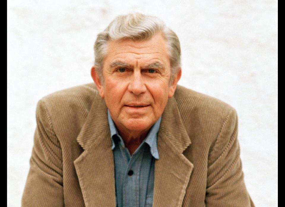 <a href="http://www.huffingtonpost.com/2012/07/03/andy-griffith-dead_n_1645969.html" target="_hplink">Andy Griffith,</a> the star of beloved television programs "The Andy Griffith Show" and "Matlock", <a href="http://www.huffingtonpost.com/2012/07/05/andy-griffith-cause-of-death-heart-attack_n_1652599.html" target="_hplink">died of a heart attack</a> on Tuesday, July 3. He was 86. 