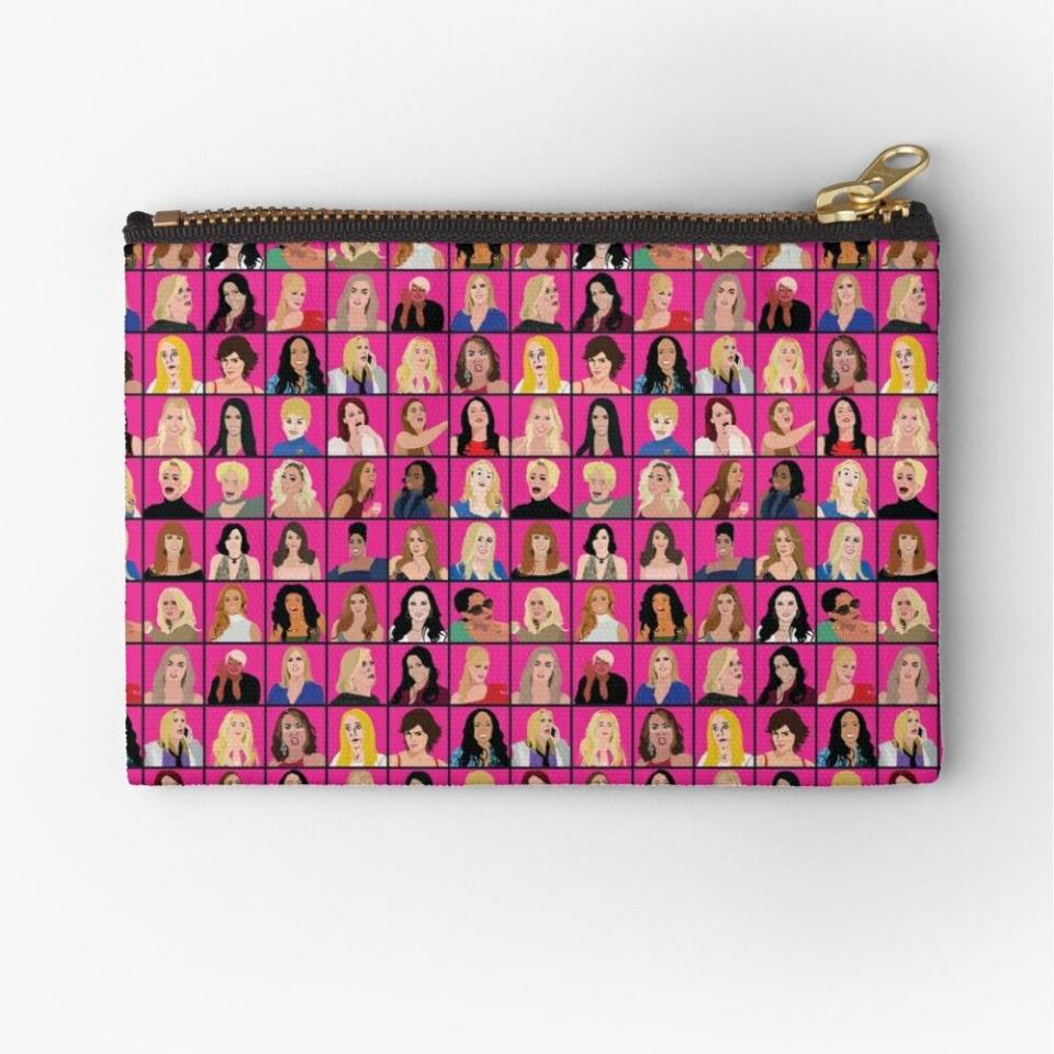 Real Housewives All Stars Zipper Pouch