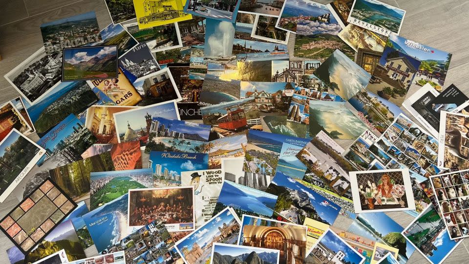 Dolan says all the postcards she's ever sent herself have arrived. - Debra Dolan