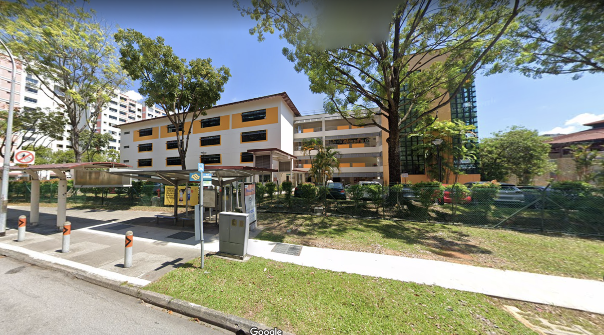 There was a false bomb threat at Evergreen Secondary School in Woodlands Street 83 on Thursday morning. (PHOTO: Google Street View)