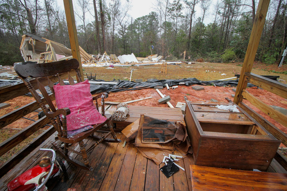 Severe storms hit the South