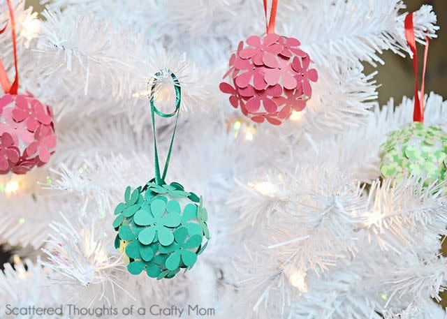 Paper Flower Ornaments