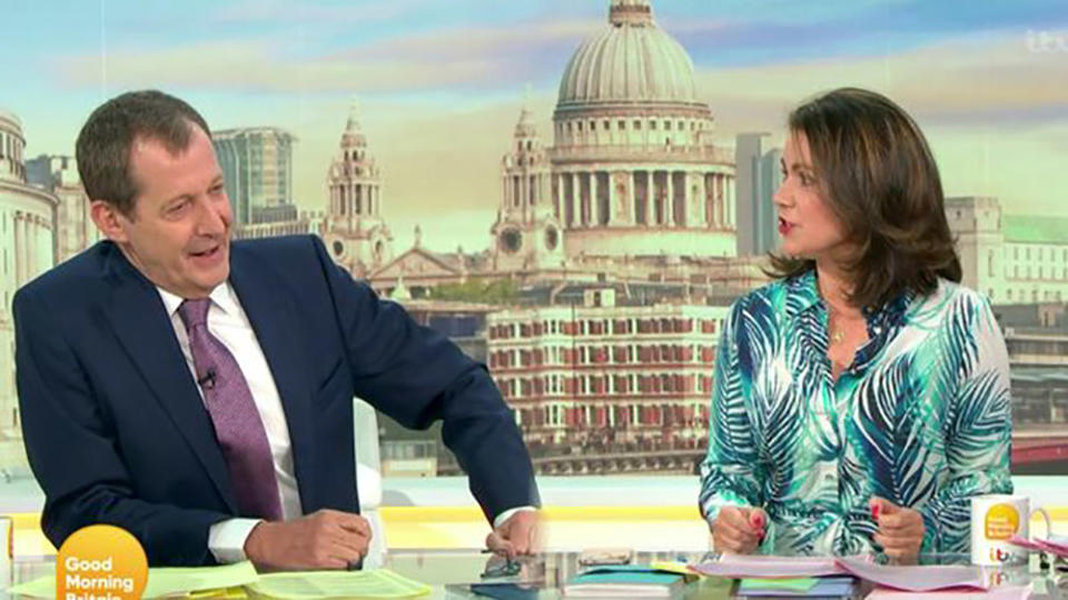 UK TV presenter Alastair Campbell on good morning britain