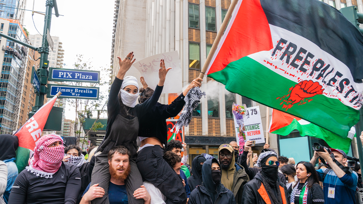 Pro-Palestine rally in NYC